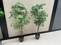 4x kunstplant in pot - afbeelding 3 van  6