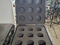4x kunststof flightcase - afbeelding 7 van  9