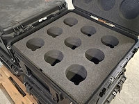 4x kunststof flightcase - afbeelding 8 van  9