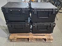 4x kunststof flightcase - afbeelding 9 van  9