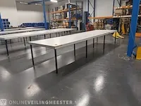 4x lange werktafel - afbeelding 1 van  10