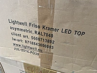 4x lantaarn led lamp met kap, 1x lantaarn led lamp zonder kap 20x4000k ip65 lightwell friso kramer - afbeelding 10 van  10