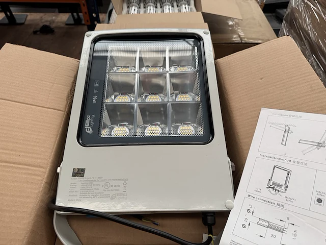 4x led flood light fl1 135w 4000k ellipz lighting - afbeelding 1 van  5