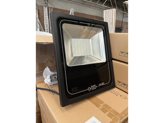 4x led flood light/bouwlamp 80w 5700k ip66 ellipz lighting - afbeelding 1 van  5