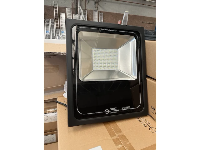 4x led flood light/bouwlamp 80w 5700k ip66 ellipz lighting - afbeelding 2 van  5