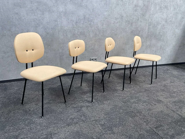 4x lensvelt maarten baas - design stoel - unieke rug - afbeelding 1 van  14
