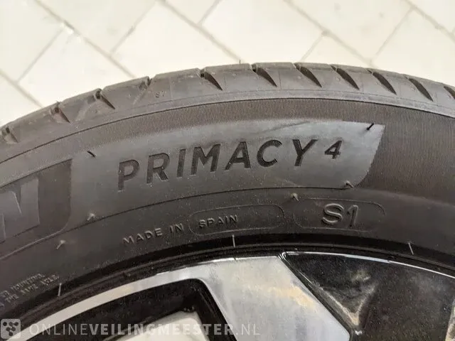 4x lichtmetalen velg kia met band michelin, primacy4, bouwjaar 2023 - afbeelding 20 van  21
