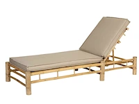 4x ligbedden bamboo, exotan, bruin - afbeelding 1 van  10