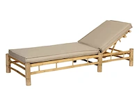 4x ligbedden bamboo, exotan, bruin - afbeelding 9 van  10