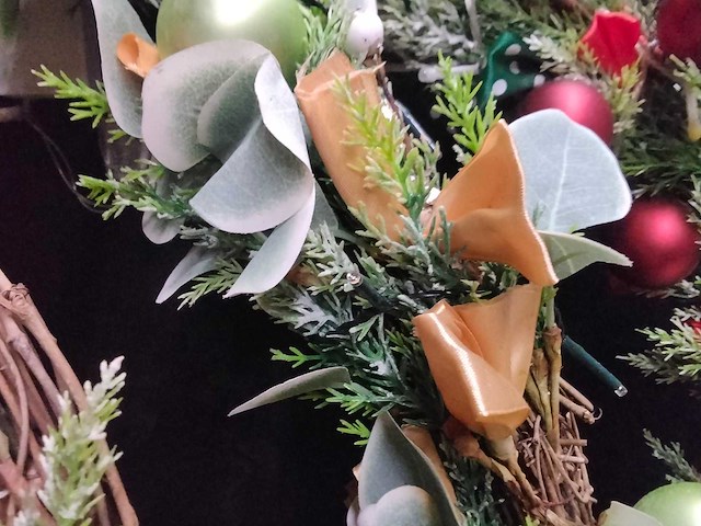 4x luxe grote kerstkransen - afbeelding 5 van  7