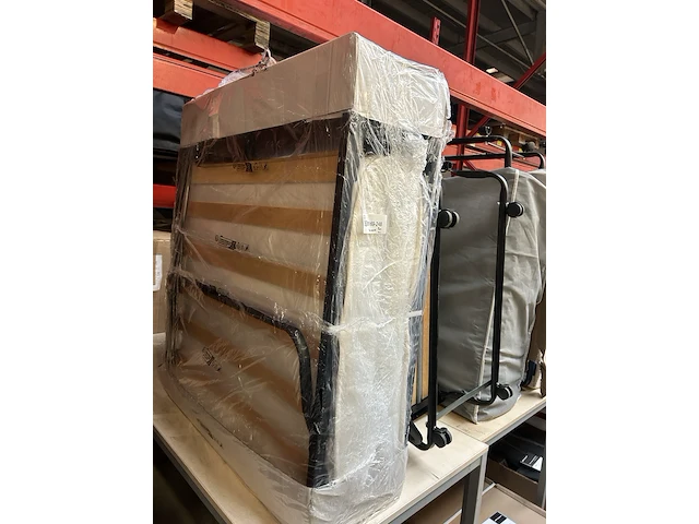 4x luxe opklapbed, vouwbed met matras - afbeelding 6 van  7