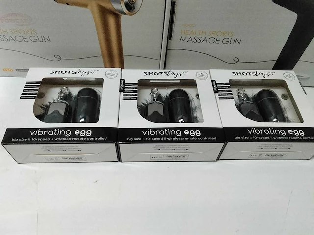 4x massage gun + 3x vibratie ei met afstandsbediening. - afbeelding 5 van  6