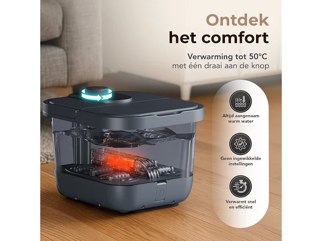 4x massage voetenbad lunasea, foot bath t2 - afbeelding 2 van  2