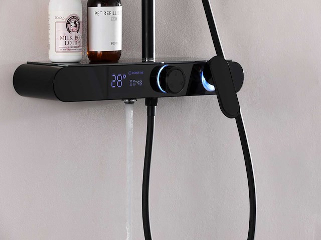 4x mawialux opbouw regendoucheset - digitaal display - afbeelding 4 van  7