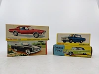 4x miniatuur tekno, dinky toys, corgi toys - afbeelding 1 van  8