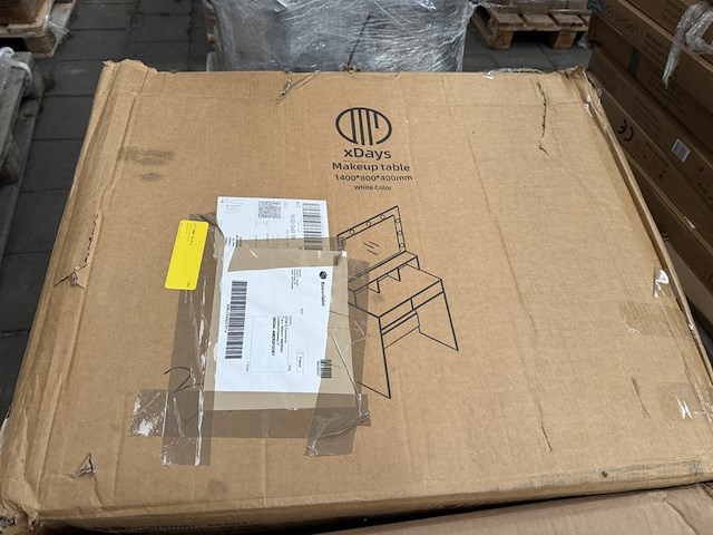 4x mix pallet retouren w.o. make-up tafels, wasmanden en stellingkasten w.o. xdays, - afbeelding 8 van  21