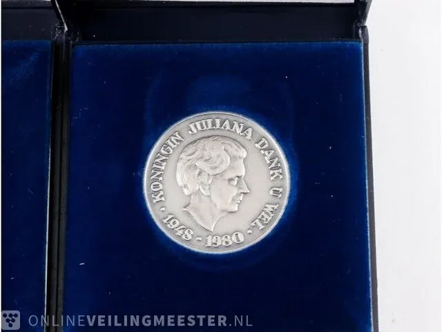 4x munten koningin juliana 1948-1980 - afbeelding 3 van  5
