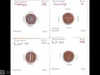 4x munten koningin wilhelmina , 1898-1911 - afbeelding 1 van  2
