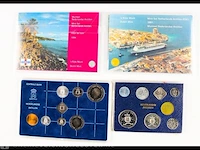 4x muntsets nederlandse antillen 1980-1994 - afbeelding 1 van  1
