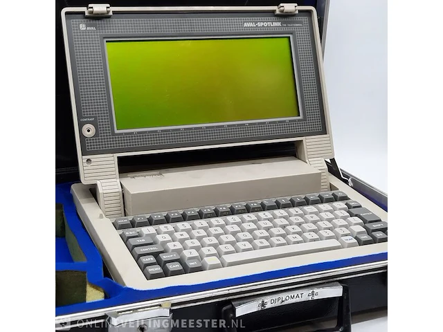 4x nostalgische computer in koffer aval, spotlink o - the portable terminal - afbeelding 5 van  10