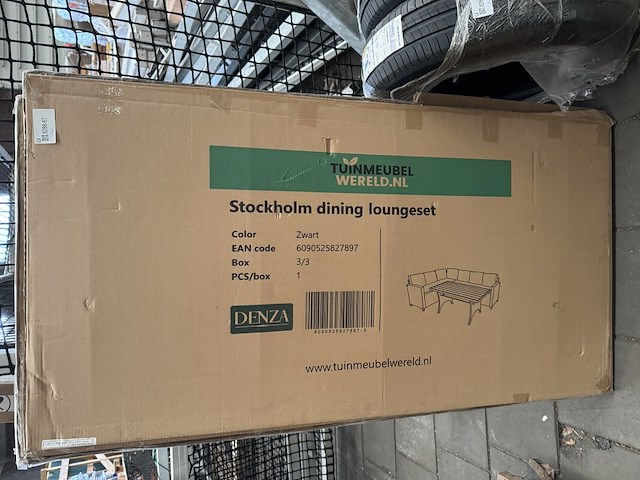 4x onderdeel stockholm dining loungeset (3x 1/3, 1x 3/3), denza - afbeelding 1 van  5