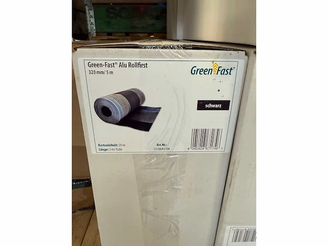 (4x) ondervorst antraciet 320mm 5m (20 meter) zwart - afbeelding 2 van  2