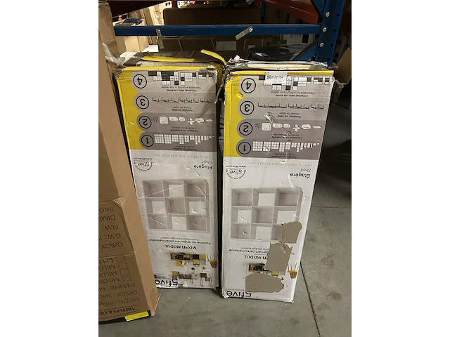 4x opbergkast 9 vakken 100,5x100,5x32 cm 5five - afbeelding 1 van  4