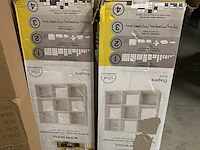 4x opbergkast 9 vakken 100,5x100,5x32 cm 5five - afbeelding 1 van  4