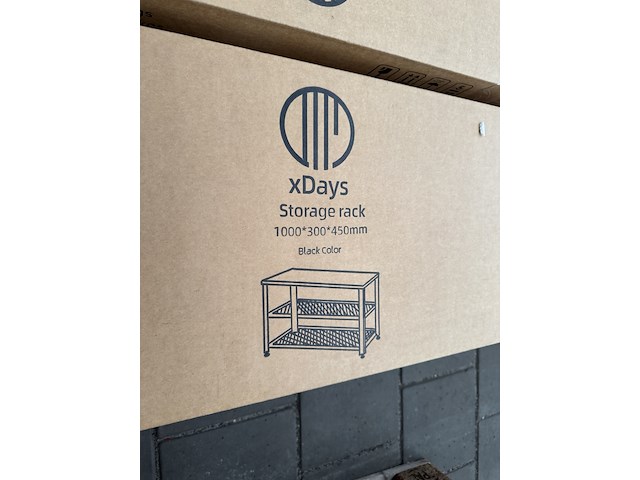 4x opbergrek 1000x300x450 mm xdays - afbeelding 2 van  2