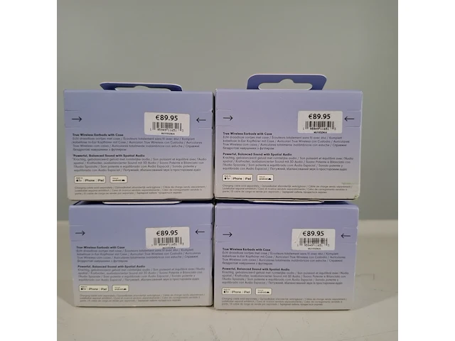 4x paar oordopjes, apple, beats solo buds, 2024 - afbeelding 2 van  4