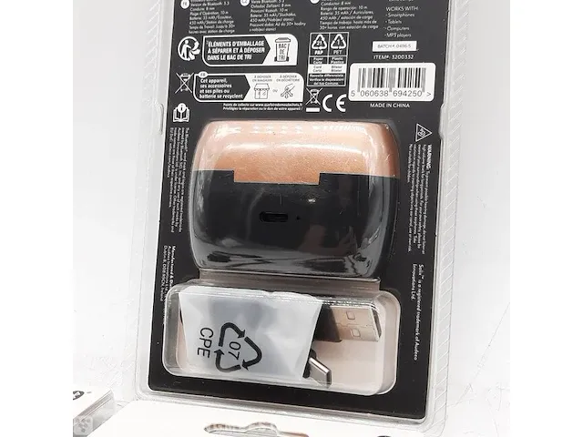 4x paar oordopjes solix, true wireless earphones - afbeelding 6 van  9