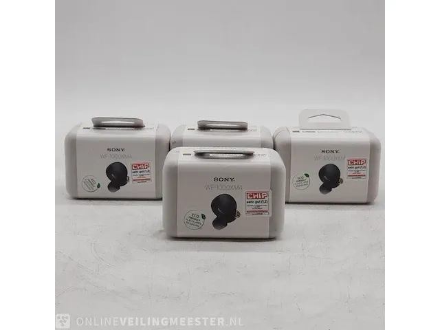 4x paar oordopjes sony, wf-1000xm4 yy2948 - afbeelding 1 van  8