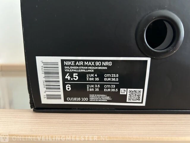 4x paar sneakers maat 36.5 nike, air max 90 - afbeelding 14 van  19