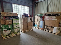 4x pallets tuin/gereedschap, o.a. einhell, bosch, greenworks, makita en worx - afbeelding 1 van  8