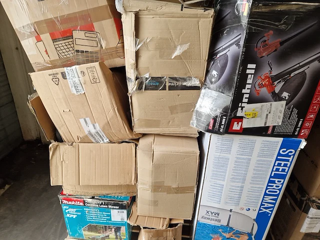 4x pallets tuin/gereedschap, o.a. einhell, bosch, greenworks, makita en worx - afbeelding 6 van  8