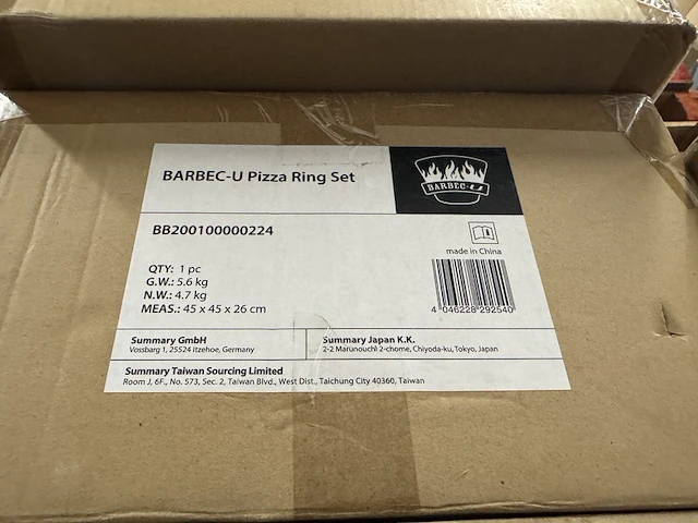 4x pizza ring set voor montage op grill - afbeelding 5 van  5