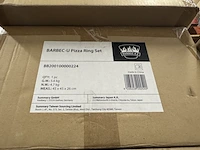 4x pizza ring set voor montage op grill - afbeelding 5 van  5