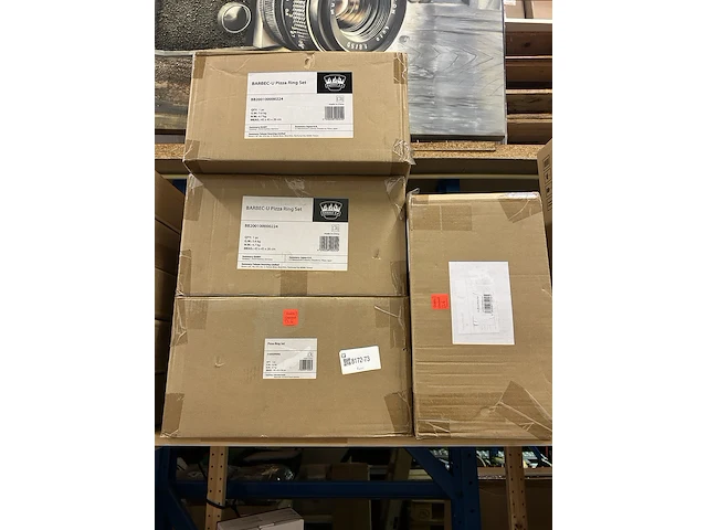 4x pizza ring set voor montage op grill - afbeelding 3 van  5