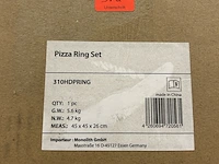 4x pizza ring set voor montage op grill - afbeelding 4 van  5