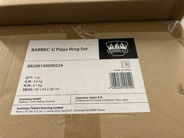 4x pizza ring set voor montage op grill - afbeelding 5 van  5