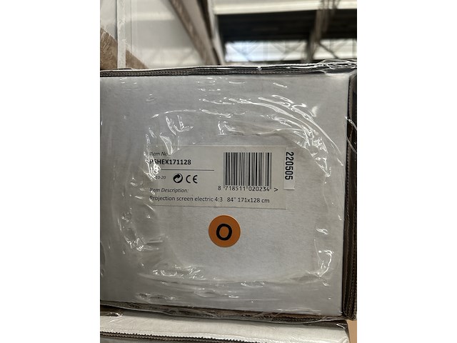 4x projectiescherm hd elektrisch 171x128 cm 4:3 84" sam creative, pshex171128 - afbeelding 4 van  5