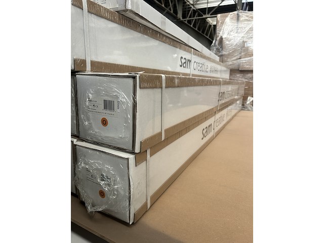 4x projectiescherm hd elektrisch 171x128 cm 4:3 84" sam creative, pshex171128 - afbeelding 2 van  4