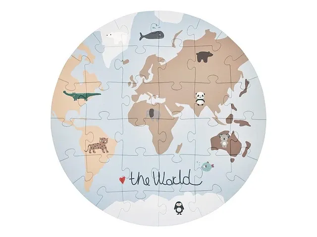 4x puzzel oyoy, the world puzzle - afbeelding 1 van  3