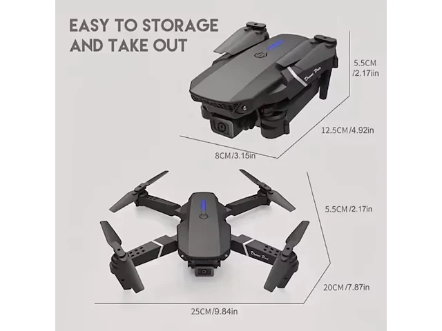4x rc drone 4k professional 1080p dual hd camera, 2025 - afbeelding 4 van  5