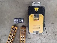 4x remox / hbc radiobesturingen t.b.v. bovenloopkranen / takels - afbeelding 1 van  11