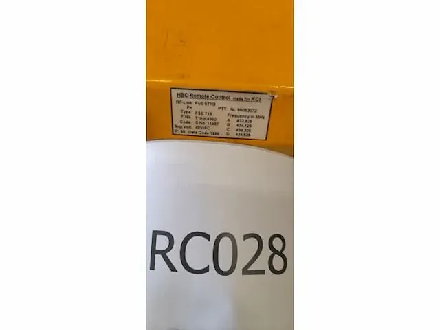 4x remox / hbc radiobesturingen t.b.v. bovenloopkranen / takels - afbeelding 6 van  11