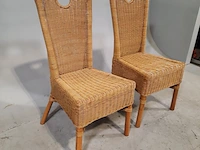 4x rieten stoel - afbeelding 2 van  7