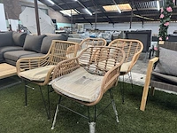 4x rotan tuinstoel - afbeelding 2 van  8