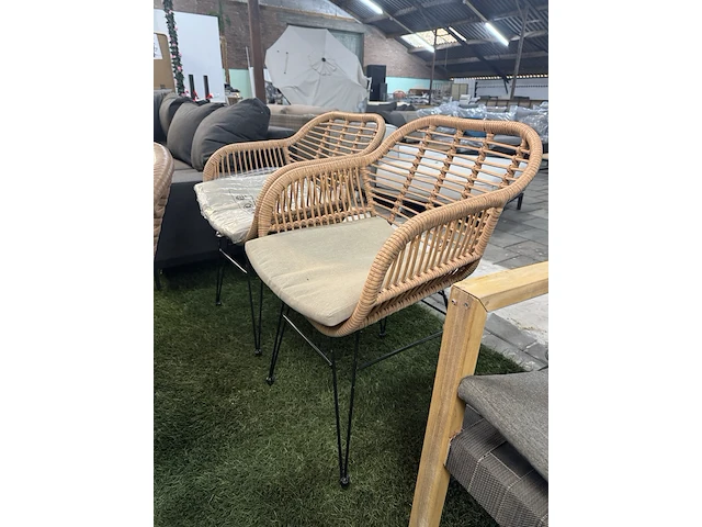 4x rotan tuinstoel - afbeelding 5 van  8