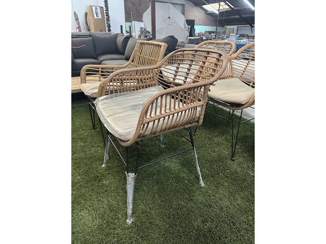 4x rotan tuinstoel - afbeelding 6 van  8